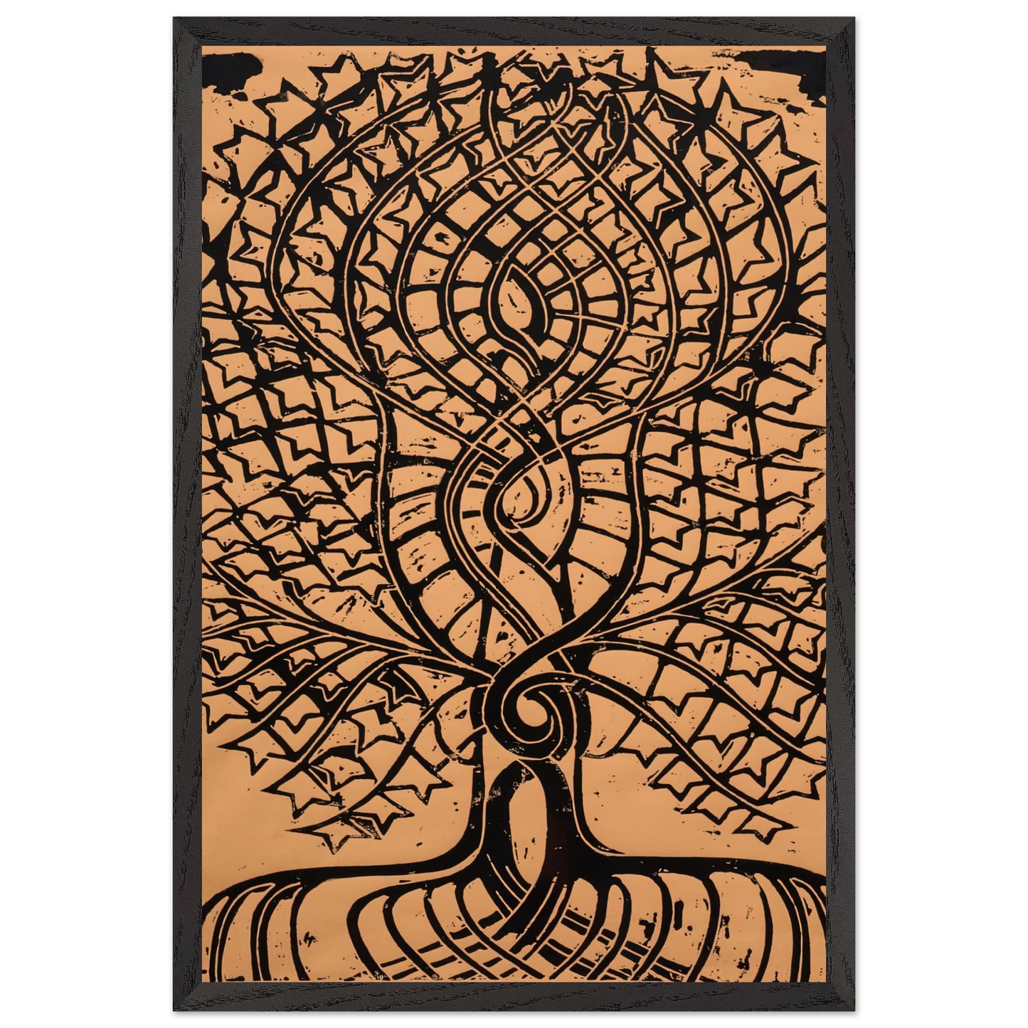 Walter Inglis Anderson - Walter Anderson Wall art - 28x43  cm / XL (11x17 inches) - Premium Wooden Framed Poster With Fine Art Paper - Wood frame