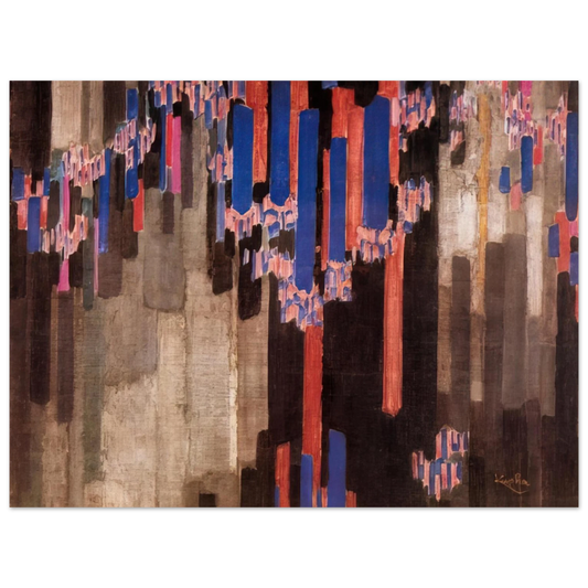 Frantisek Kupka - Ordination of verticals Fine Art Poster - Default Title