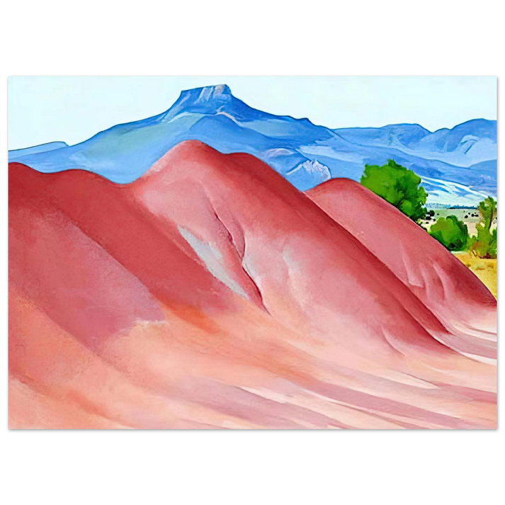Georgia O'Keeffe - Red Hills and Pedernal Fine Art Poster