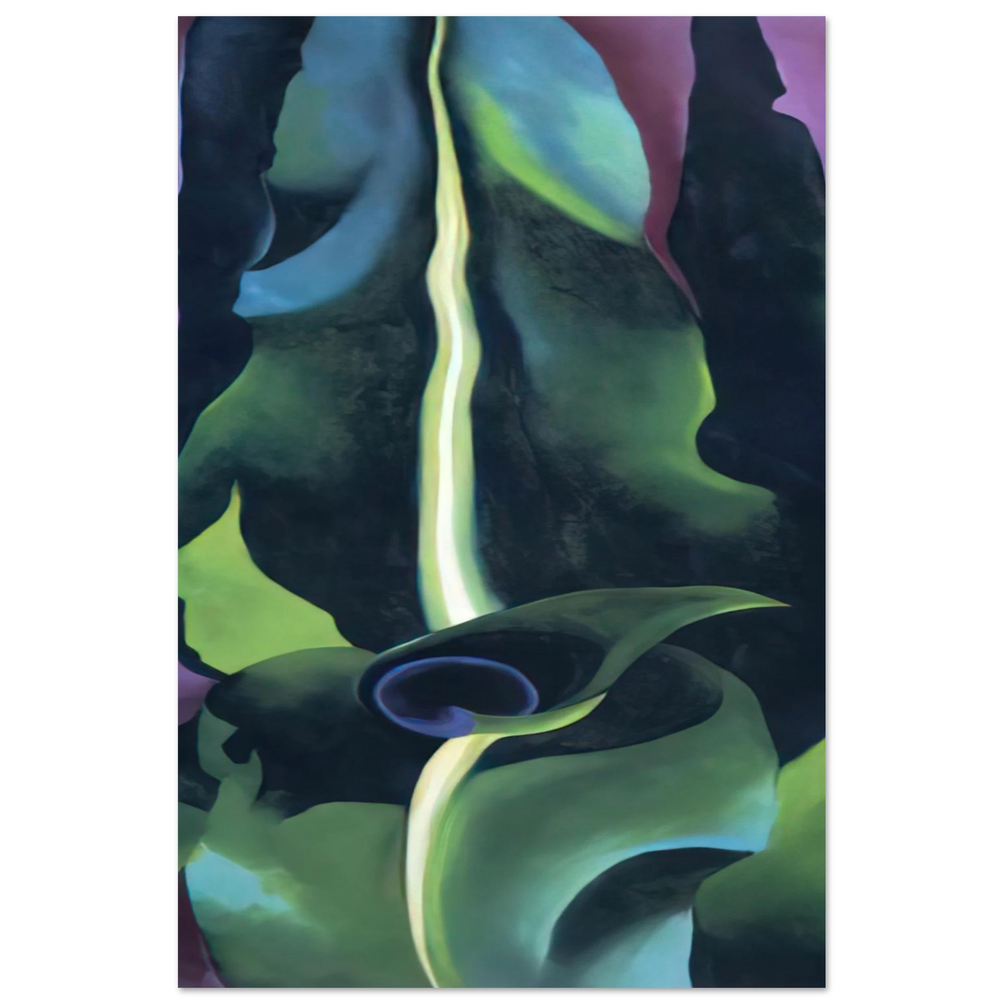 Georgia O'Keeffe - Corn, Dark I Fine Art Poster - 75x100 cm / 30x40 inches