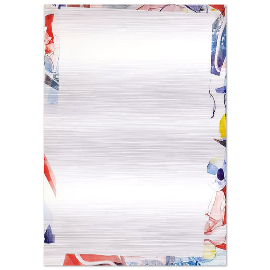 Untitled  SFM66-03  - Sam Francis Brushed Aluminum Print - 70x100 cm / 28x40 inches | Sam Francis Aluminum Print | Sam Francis Prints