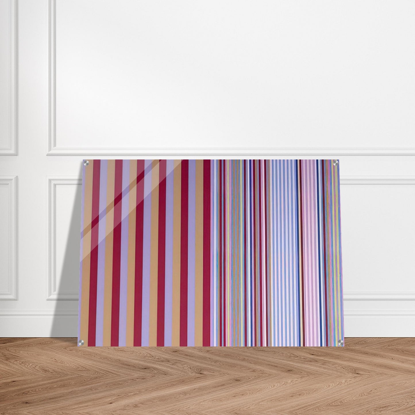 Royal Canoe - 1977 - Gene Davis Acrylic Print - 70x100 cm / 28x40″ inches | Gene Davis Wall Art | Gene Davis Prints