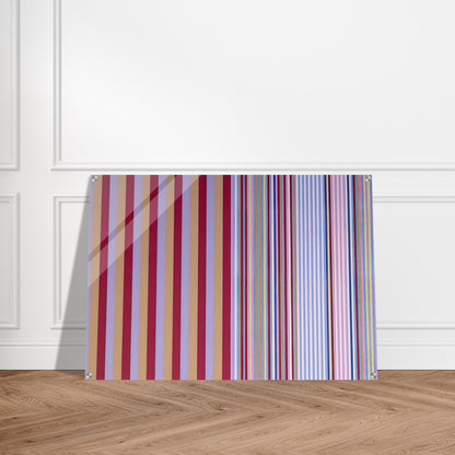 Royal Canoe - 1977 - Gene Davis Acrylic Print - 70x100 cm / 28x40″ inches | Gene Davis Wall Art | Gene Davis Prints