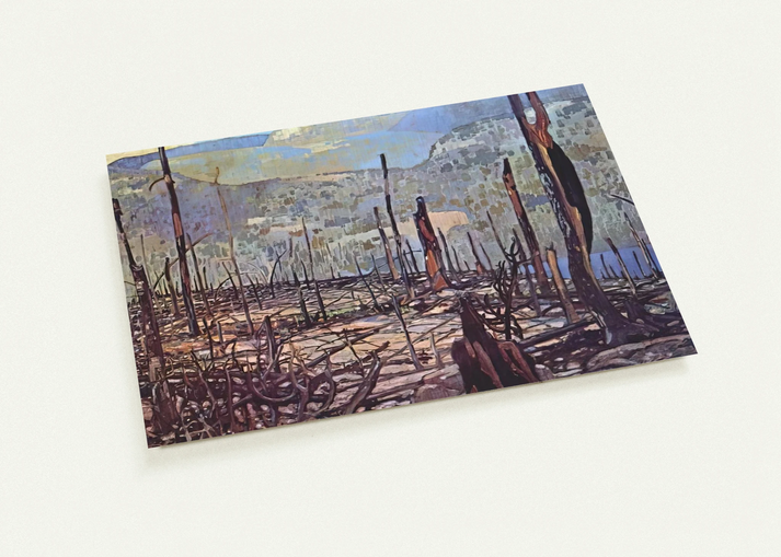 Fire Swept Algoma - 1920 By Frank Johnston Pack of 10 Post Cards | Frank Johnston Post Cards | A6 (10.5 x 14.8 cm) - 4.1 x 5.8 inches