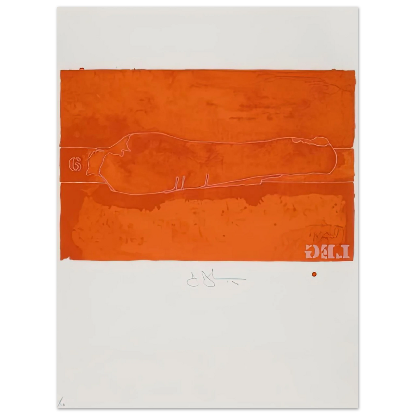 Jasper Johns - CASTS FROM UNTITLED LEG 1974 Fine Art Poster - Default Title