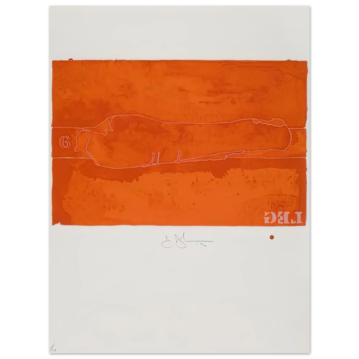 Jasper Johns - CASTS FROM UNTITLED LEG 1974  75x100 cm / 30x40inches Fine Art Poster