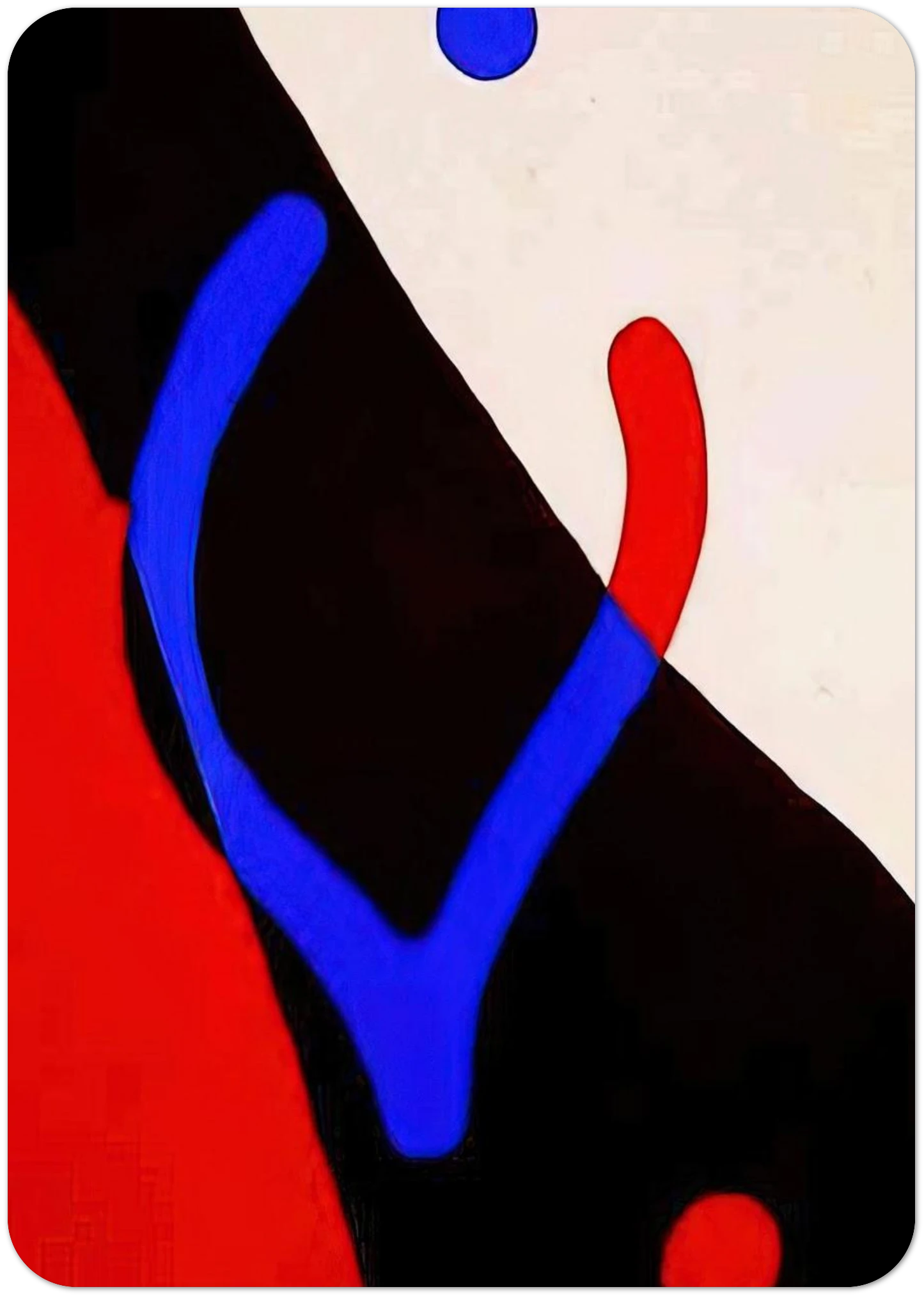 Frond and navel By Jean Arp Pack of 10 Post Cards | Jean Arp Post Cards | A6 (10.5 x 14.8 cm) - 4.1 x 5.8 inches