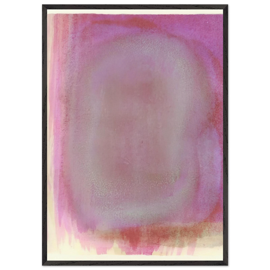 UNTITLED 1964 N5 - Gotthard Graubner Framed Art Print – Black Wooden Frame - Default Title - -Framed Art Print