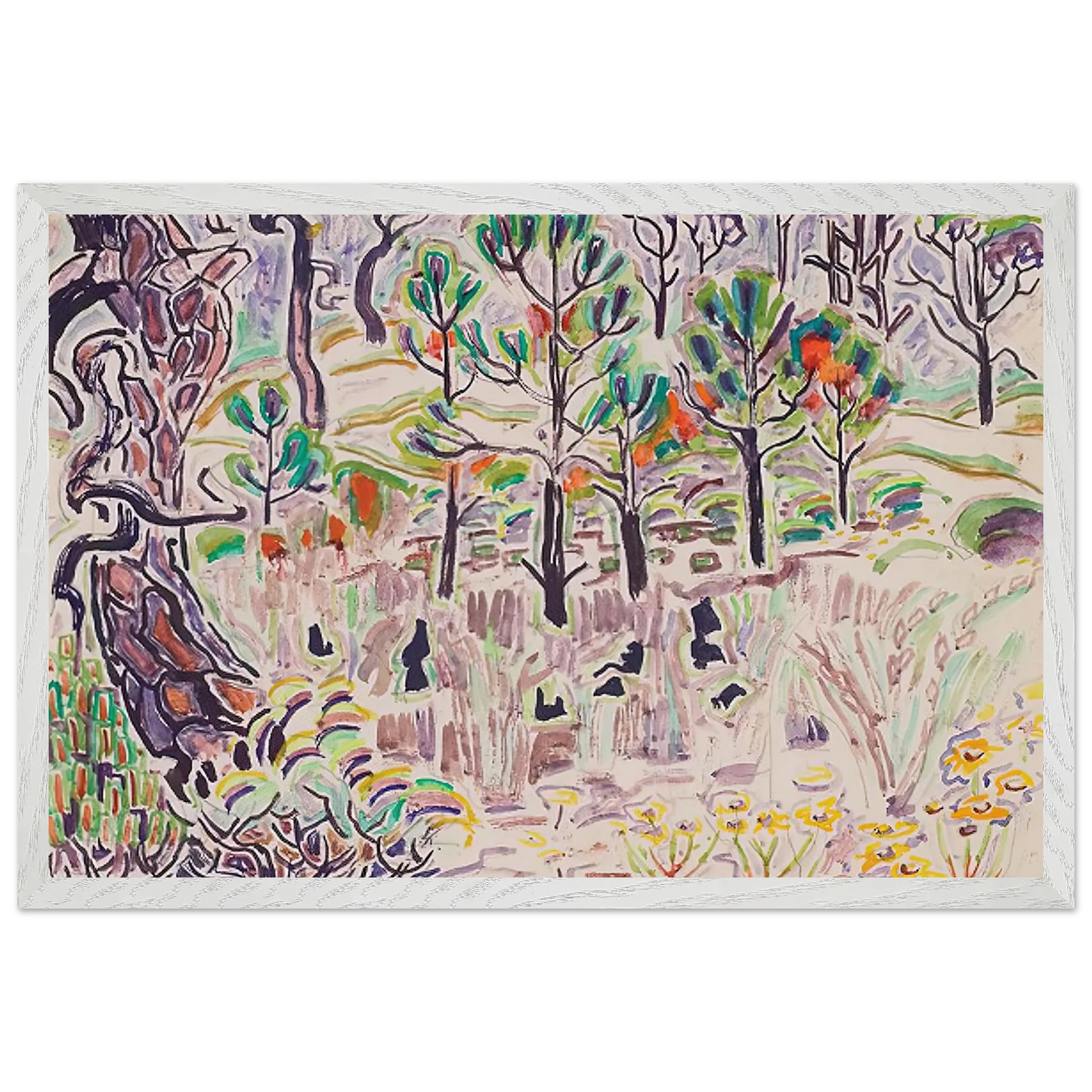 Walter Inglis Anderson - Walter Anderson Wall art - A3 (29.7 x 42  cm) - Premium Wooden Framed Poster With Fine Art Paper - White frame