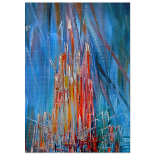 Untitled - Kitsch - Konrad Zuse Brushed Aluminum Print - 70x100 cm / 28x40 inches | Konrad Zuse Aluminum Print | Konrad Zuse Prints