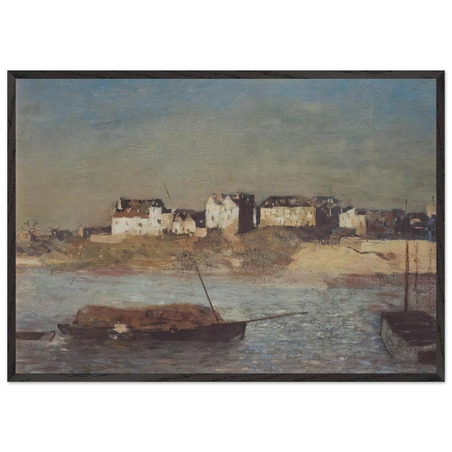 BRETON HARBOUR - Odilon Redon Framed Art Print – Black Wooden Frame - Default Title - -Framed Art Print