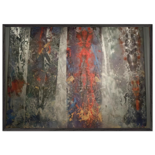 Restore - Sam Gilliam Framed Art Print – Black Wooden Frame - Default Title - -Framed Art Print