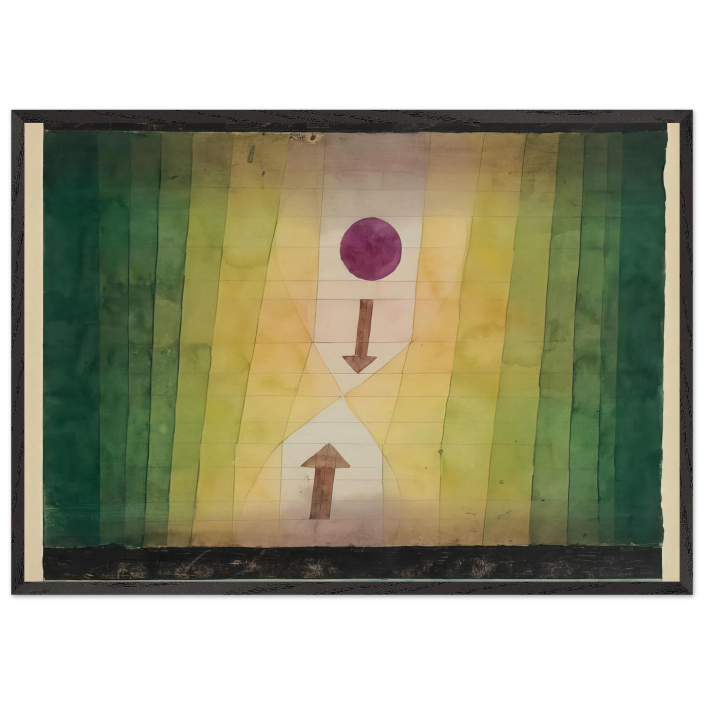 BEFORE THE BLITZ 1923 - Paul Klee Framed Art Print – Black Wooden Frame - Default Title - -Framed Art Print