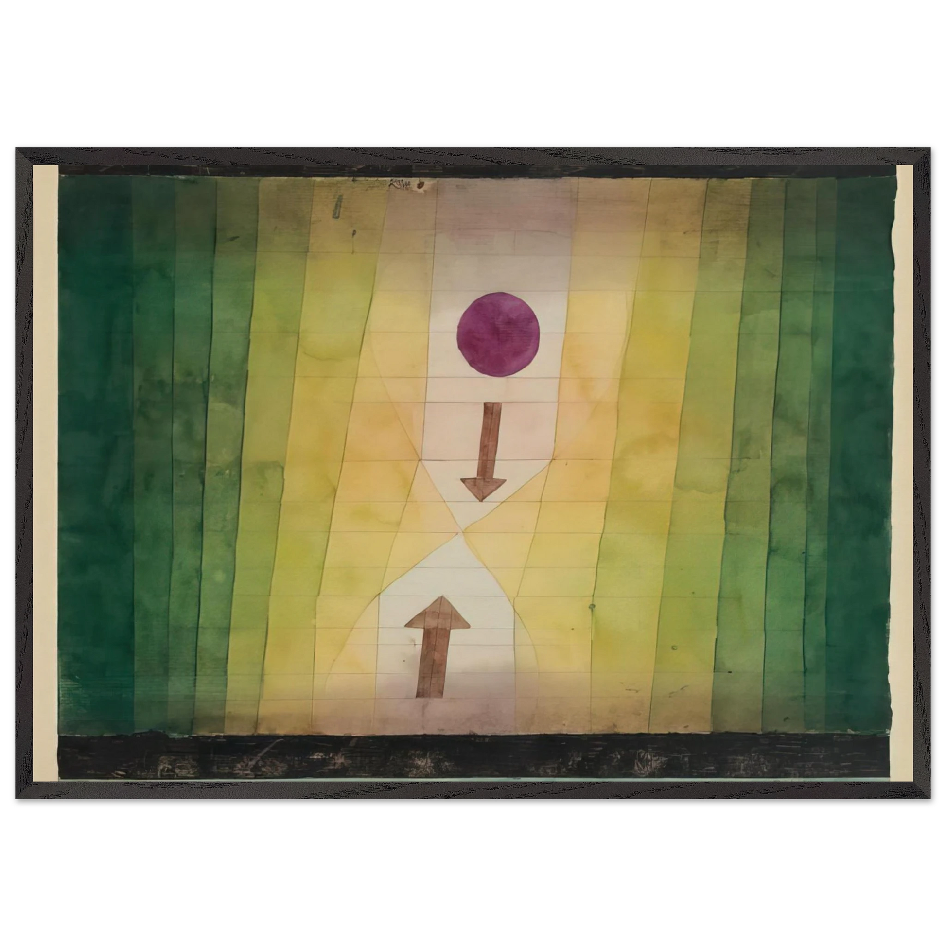 BEFORE THE BLITZ 1923 - Paul Klee Framed Art Print – Black Wooden Frame - Default Title - -Framed Art Print