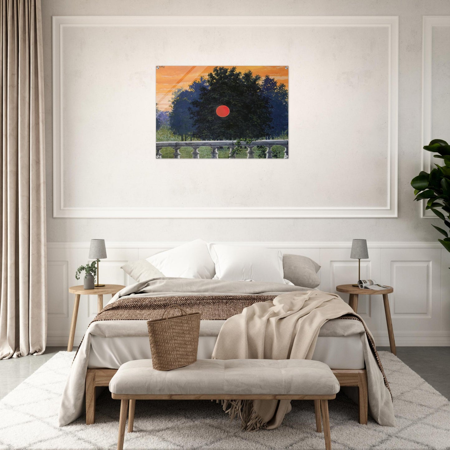 BANQUET 1955 - Rene Magritte Acrylic Print - 70x100 cm / 28x40″ inches | Rene Magritte Wall Art | Rene Magritte Prints