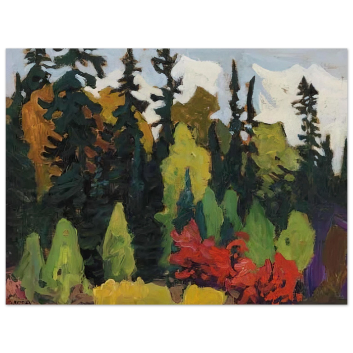 Lawren Harris - Woods, Algoma - 1918  75x100 cm / 30x40inches Fine Art Poster