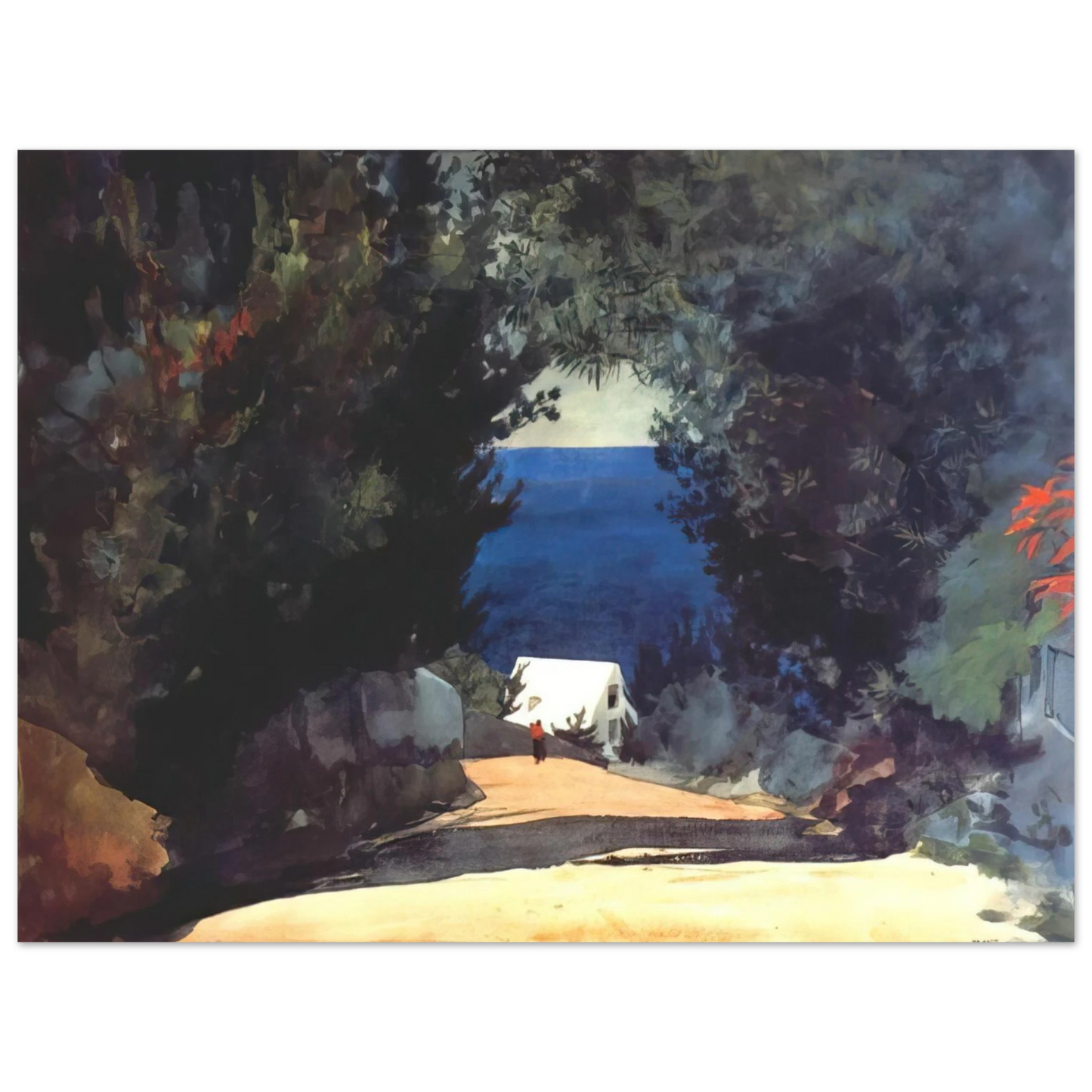 Winslow Homer - ROAD IN BERMUDA Fine Art Poster - Default Title