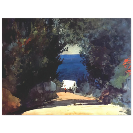 Winslow Homer - ROAD IN BERMUDA Fine Art Poster - Default Title