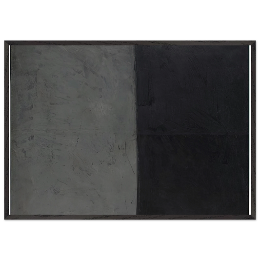 Spanish Painting - 1963 - Brice Marden Framed Art Print – Black Wooden Frame - Default Title - -Framed Art Print