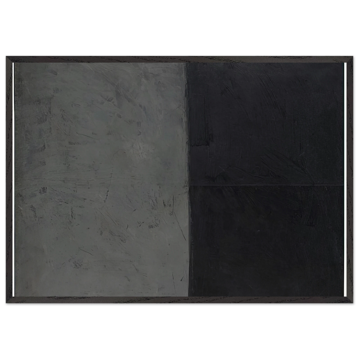 Spanish Painting - 1963 - Brice Marden 70x100 cm / 28x40 inches Framed Art Print – Black Wooden Frame