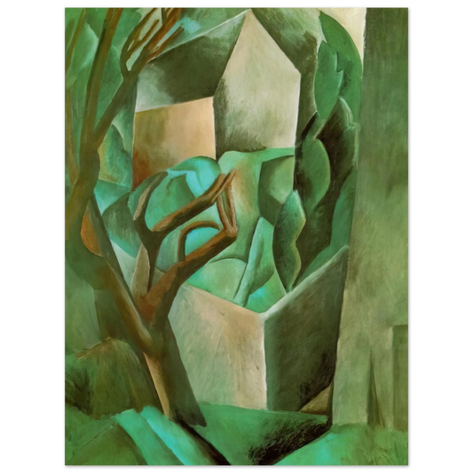 Pablo Picasso - House in the garden Fine Art Poster - Default Title