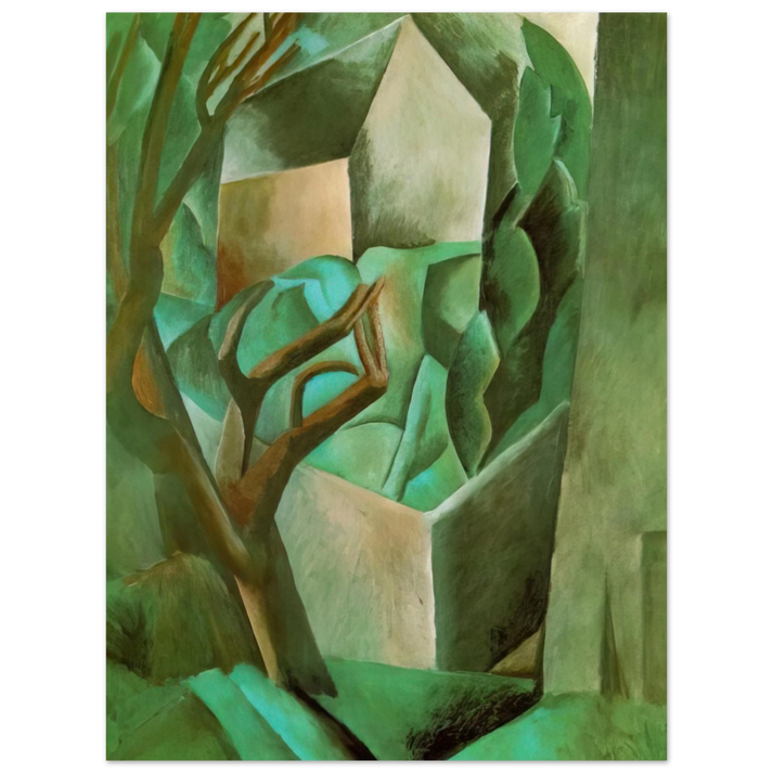 Pablo Picasso - House in the garden  75x100 cm / 30x40inches Fine Art Poster