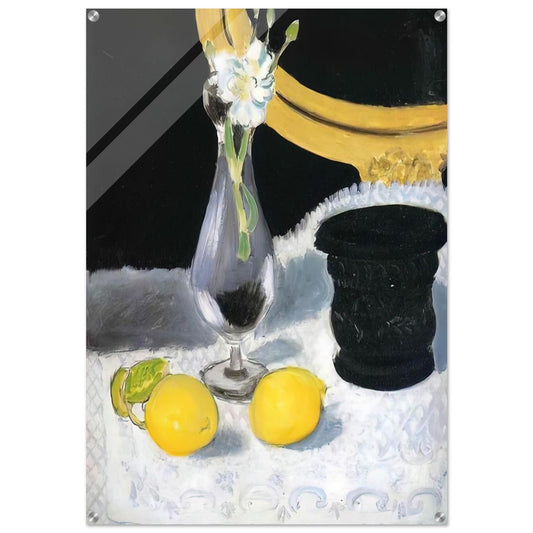 STILL LIFE WITH LEMONS 1919 - Henri Matisse Acrylic Print - 70x100 cm / 28x40″ inches | Henri Matisse Wall Art | Henri Matisse Prints