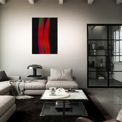 Untitled February 4 - 1967 - Lorser Feitelson Brushed Aluminum Print - 70x100 cm / 28x40 inches | Lorser Feitelson Aluminum Print | Lorser Feitelson Prints