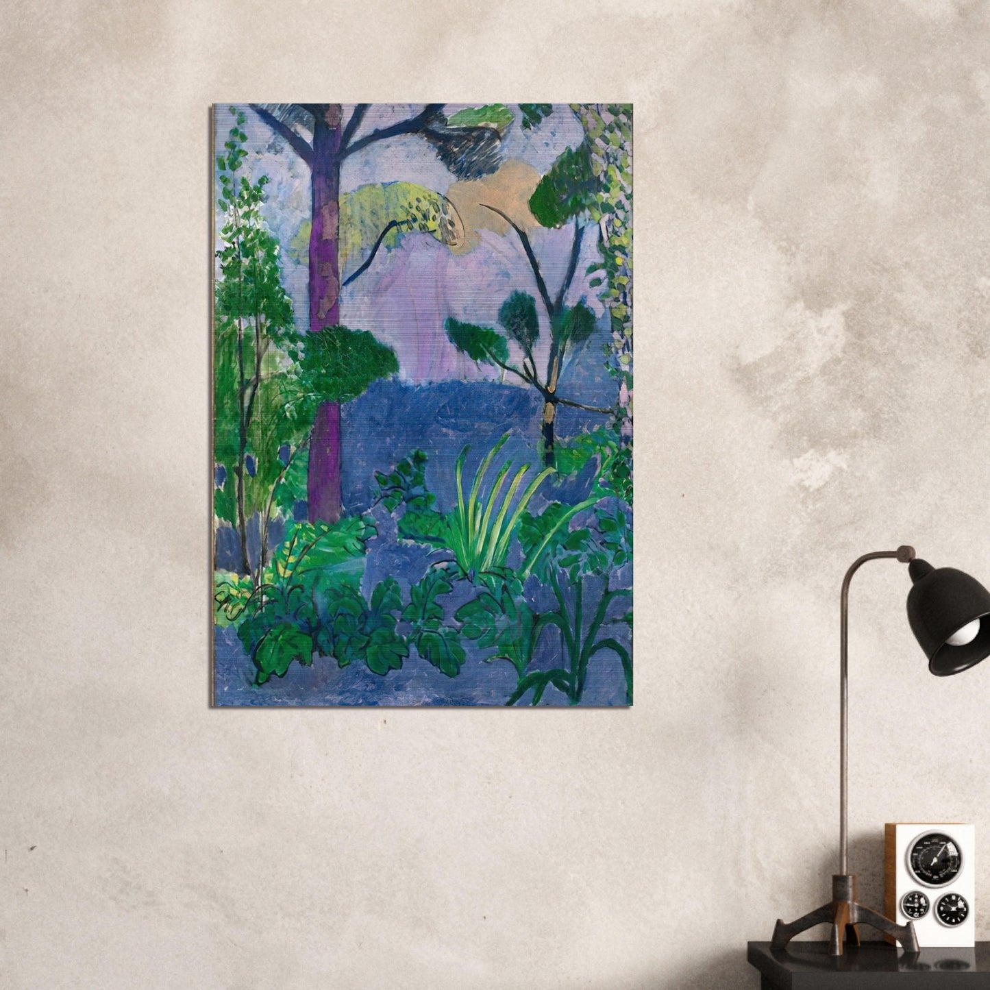 ACANTHUS MOROCCAN LANDSCAPE 1912 - Henri Matisse Brushed Aluminum Print - 70x100 cm / 28x40 inches | Henri Matisse Aluminum Print | Henri Matisse Prints