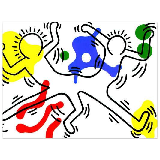 Keith Haring - UNTITLED 1986 Fine Art Poster - Default Title