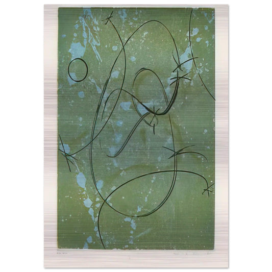 Homage to Marcel Duchamp - Max Ernst Brushed Aluminum Print - 70x100 cm / 28x40 inches | Max Ernst Aluminum Print | Max Ernst Prints