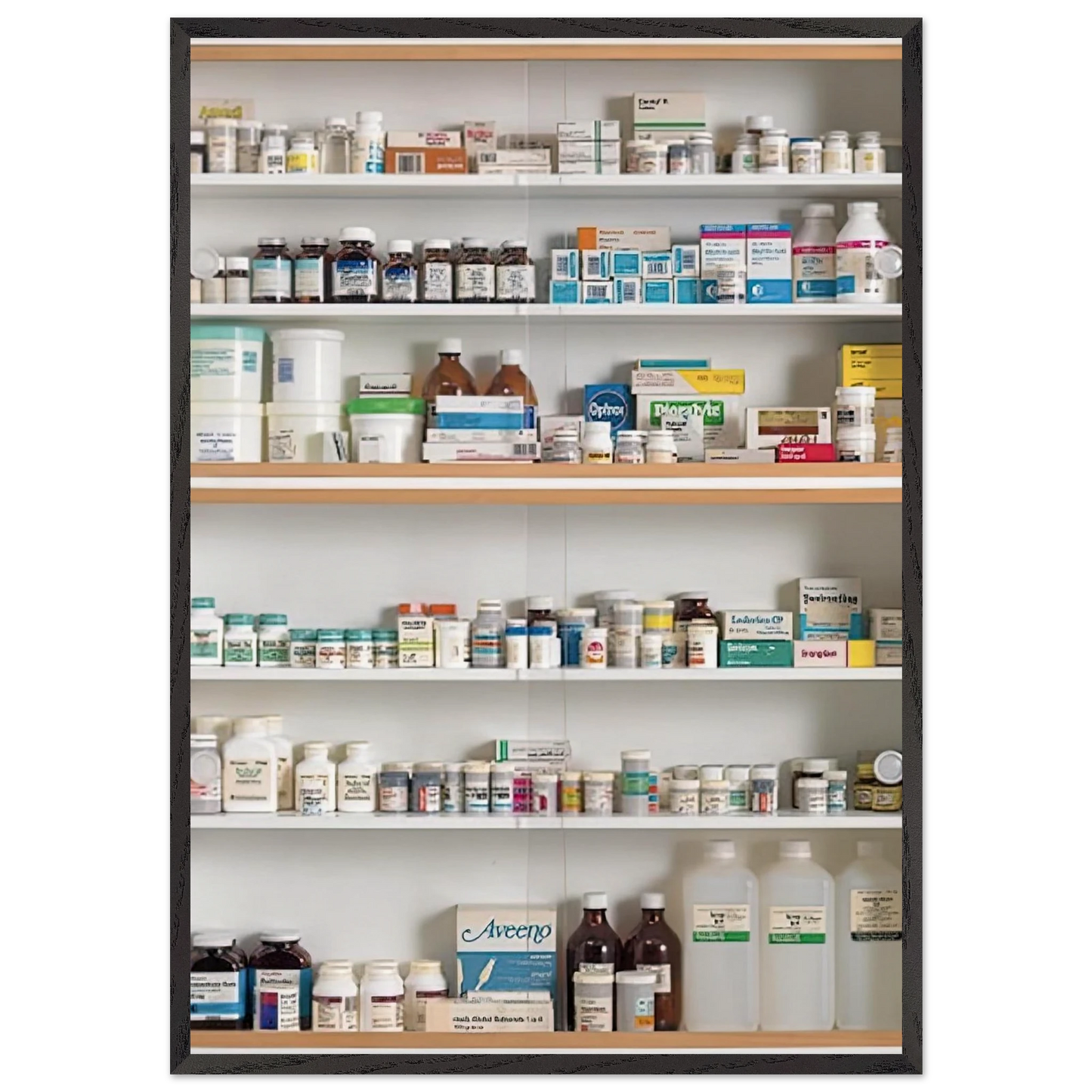 BODIES 1989 - Damien Hirst Framed Art Print – Black Wooden Frame - Default Title - -Framed Art Print