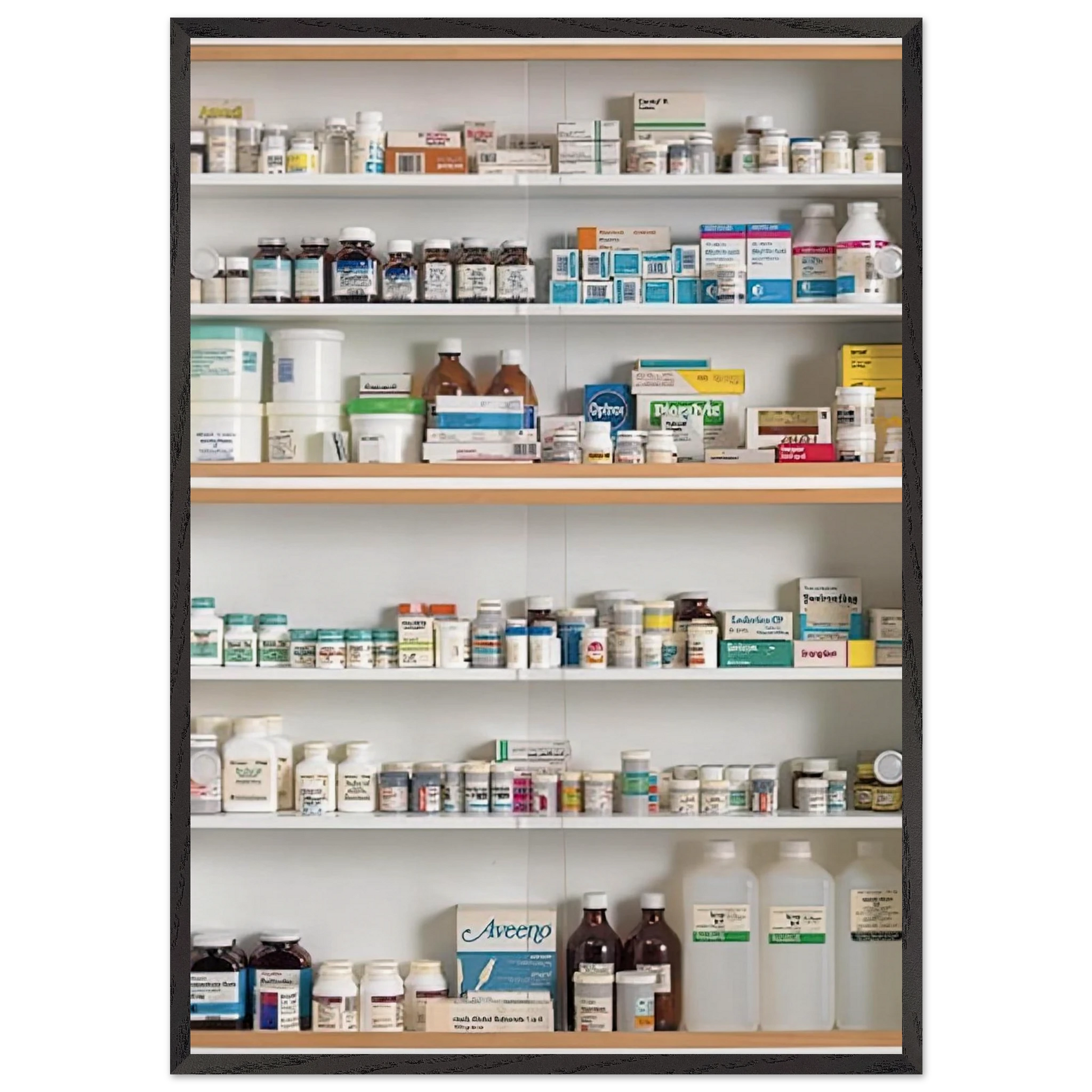 BODIES 1989 - Damien Hirst Framed Art Print – Black Wooden Frame - Default Title - -Framed Art Print