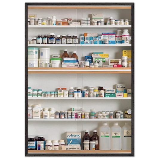 BODIES 1989 - Damien Hirst Framed Art Print – Black Wooden Frame - Default Title - -Framed Art Print