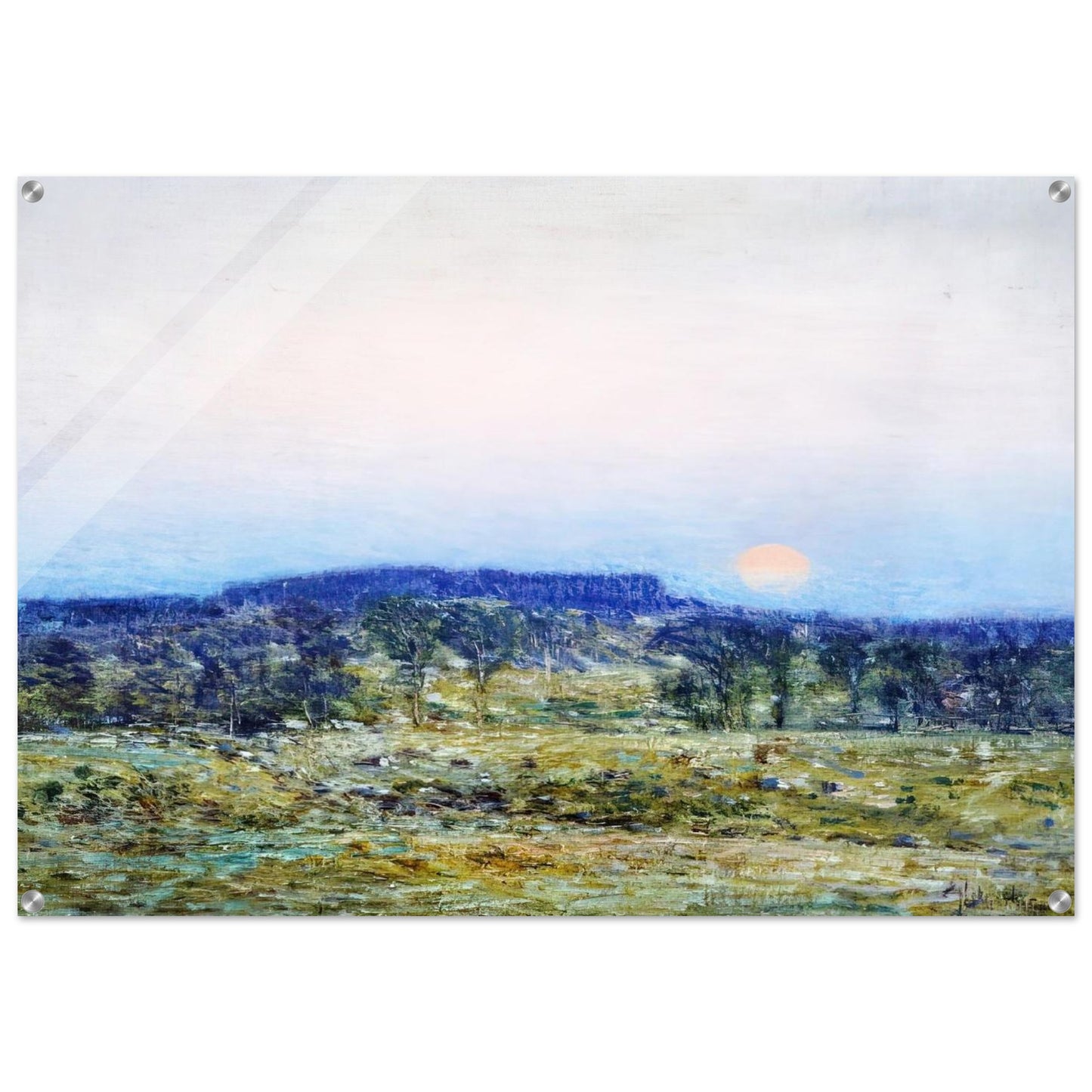 September Moonrise - Childe Hassam Acrylic Print - 70x100 cm / 28x40″ inches