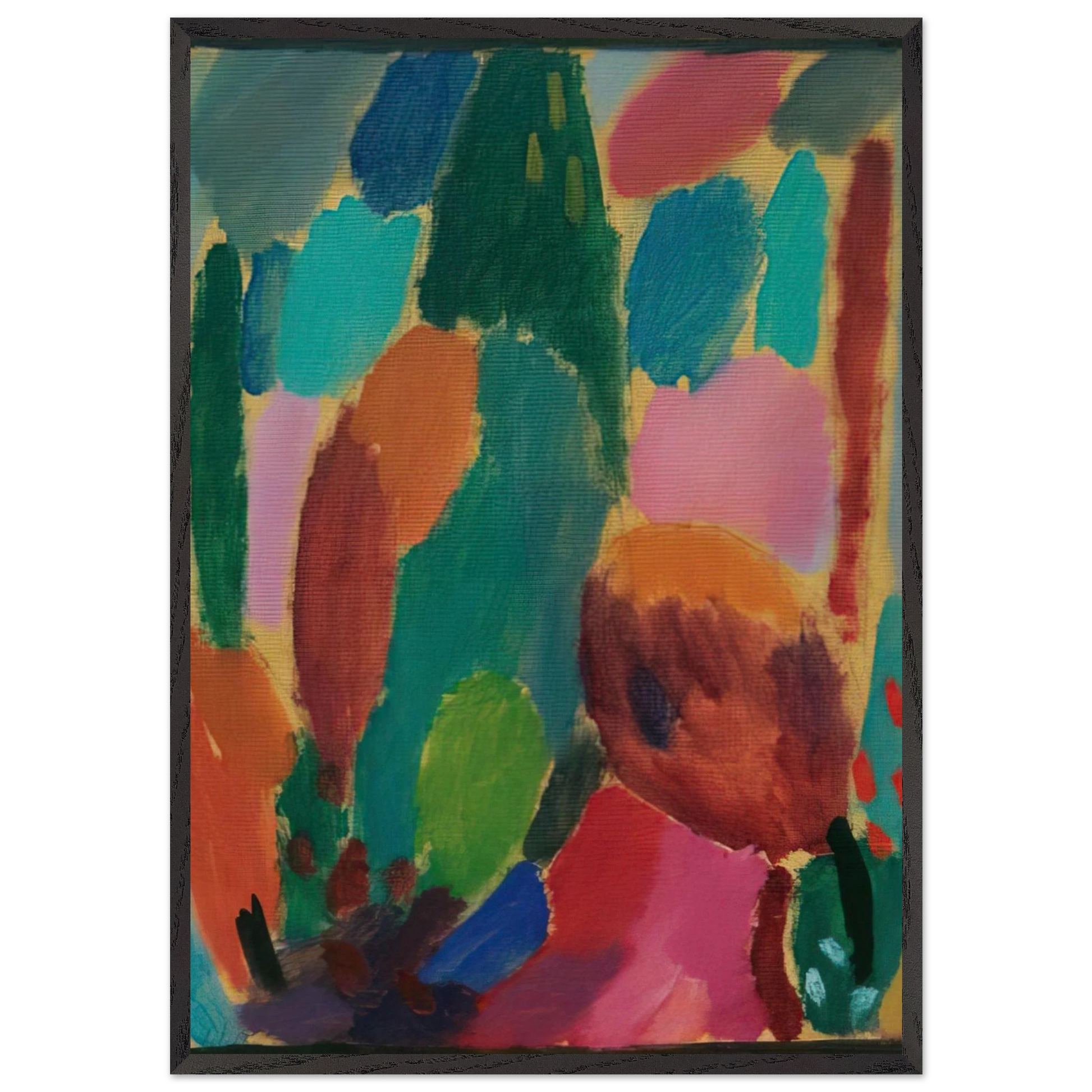 VARIATION Z RTLICHKEITEN 1917 - Alexej von Jawlensky Framed Art Print – Black Wooden Frame - Default Title - -Framed Art Print
