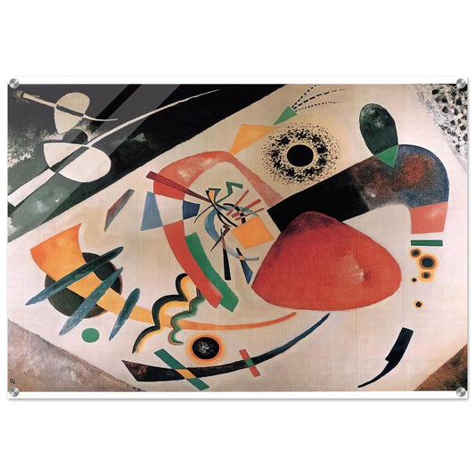 RED SPOT II 1921 - Wassily Kandinsky Acrylic Print - 70x100 cm / 28x40″ inches
