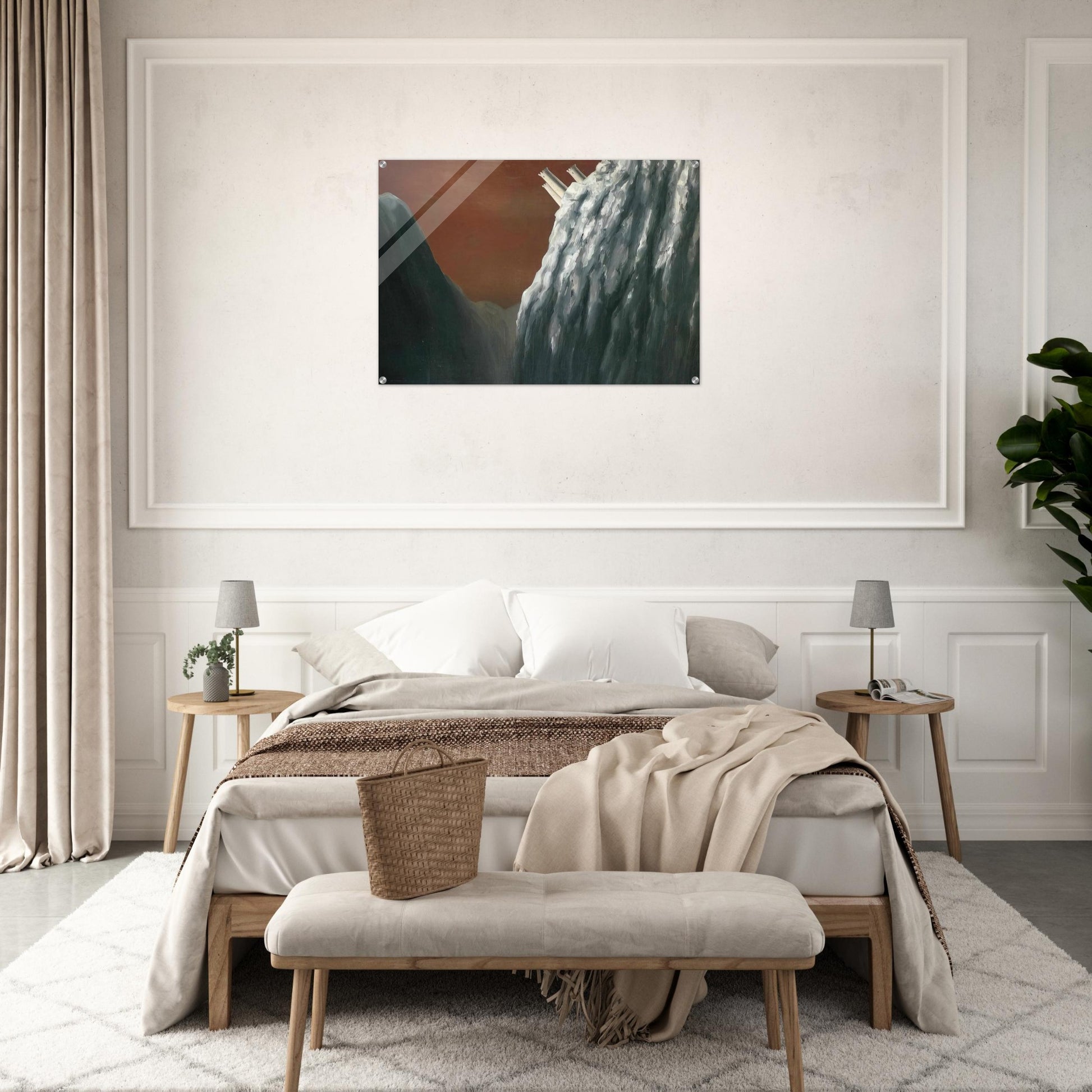 NOT_DETECTED_211402 - Rene Magritte Acrylic Print - 70x100 cm / 28x40″ inches | Rene Magritte Wall Art | Rene Magritte Prints