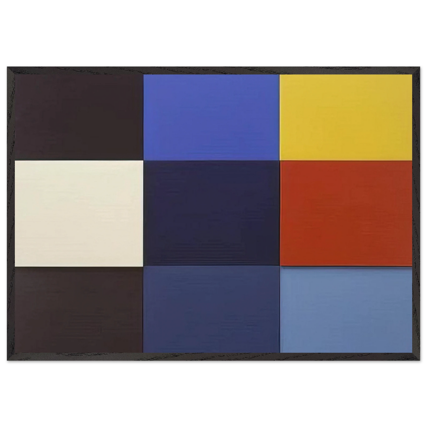 Mditeranne - Ellsworth Kelly Framed Art Print – Black Wooden Frame - Default Title - -Framed Art Print