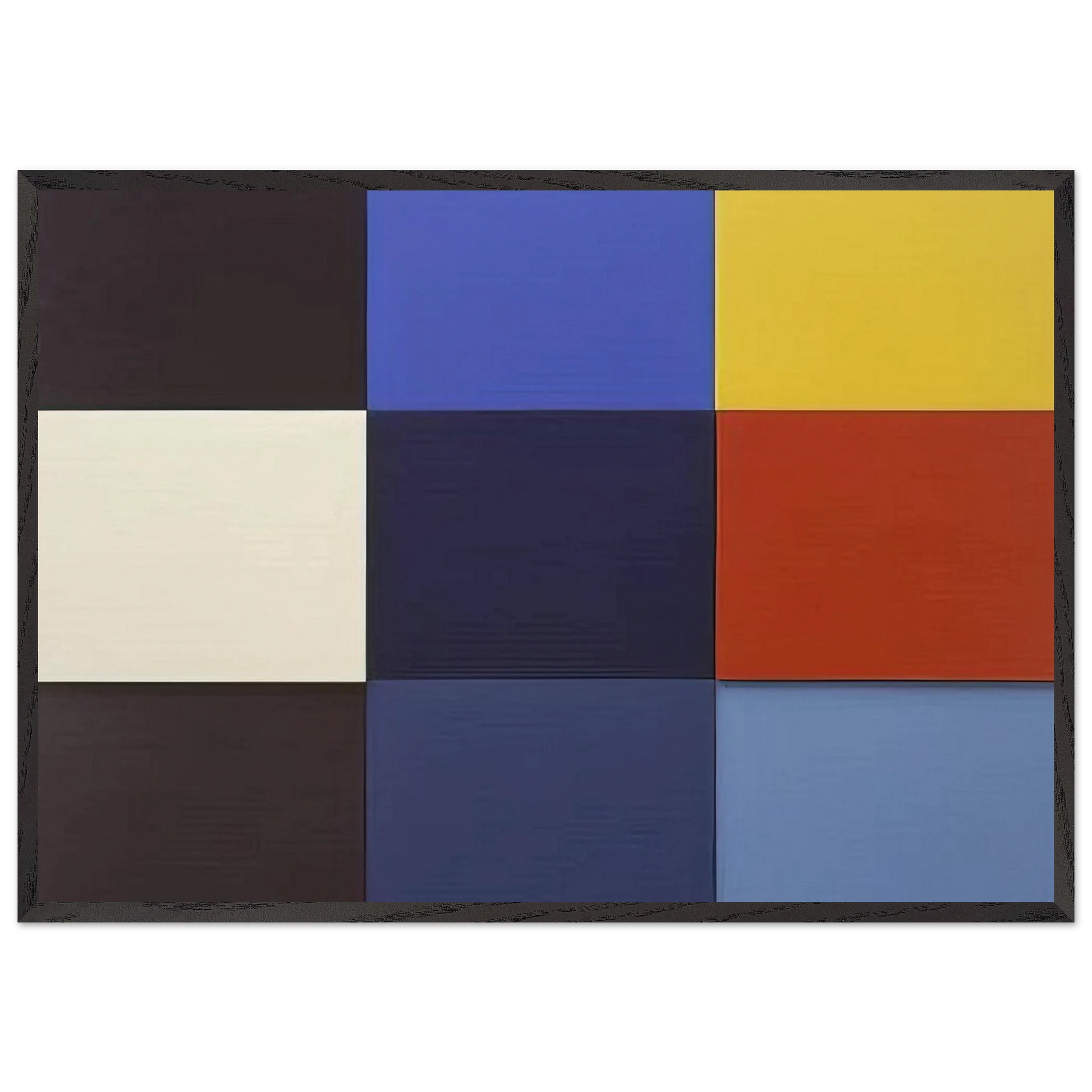 Mditeranne - Ellsworth Kelly Framed Art Print – Black Wooden Frame - Default Title - -Framed Art Print