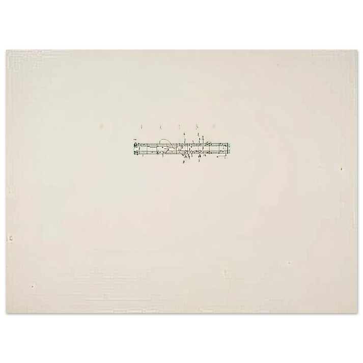 John Cage - Haiku - Neo-Dada  75x100 cm / 30x40inches Fine Art Poster
