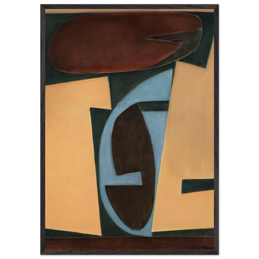 Ahab II - 2005 United States - Will Barnet Framed Art Print – Black Wooden Frame - Default Title - -Framed Art Print