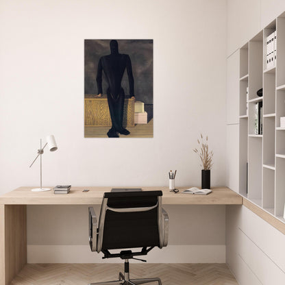 THE FEMALE THIEF 1927 - Rene Magritte Brushed Aluminum Print - 70x100 cm / 28x40 inches | Rene Magritte Aluminum Print | Rene Magritte Prints