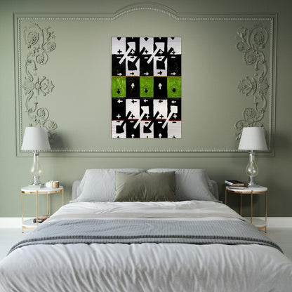 An Influence of the Earth's Motion on Optical Phenomena - 1961 - Alfred Jensen Brushed Aluminum Print - 70x100 cm / 28x40 inches | Alfred Jensen Aluminum Print | Alfred Jensen Prints