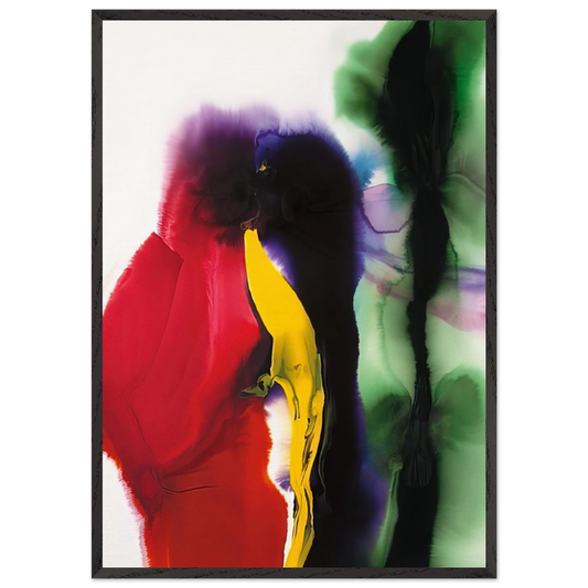 Phenomena Wind Arch - 2009 - Paul Jenkins Framed Art Print – Black Wooden Frame - Default Title - -Framed Art Print