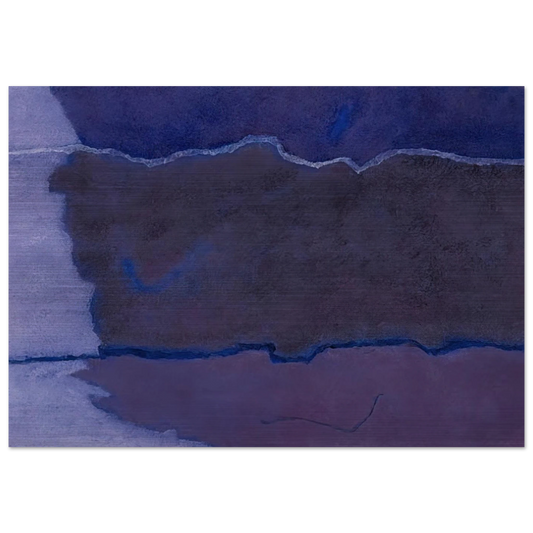 Infinity Field, Lefkada Series For C.D. Friedrich - 1981 - Theodoros Stamos Brushed Aluminum Print - 70x100 cm / 28x40 inches | Theodoros Stamos Aluminum Print | Theodoros Stamos Prints