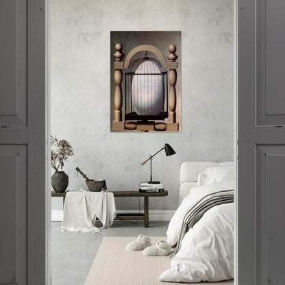 ELECTIVE AFFINITIES 1933 - Rene Magritte Brushed Aluminum Print - 70x100 cm / 28x40 inches | Rene Magritte Aluminum Print | Rene Magritte Prints