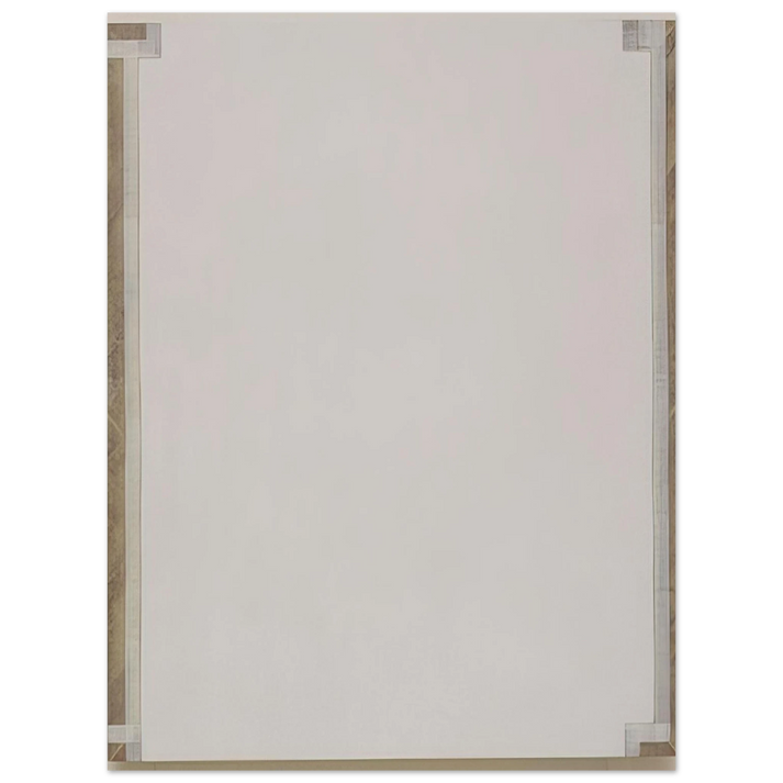 Robert Ryman - Record  75x100 cm / 30x40inches Fine Art Poster