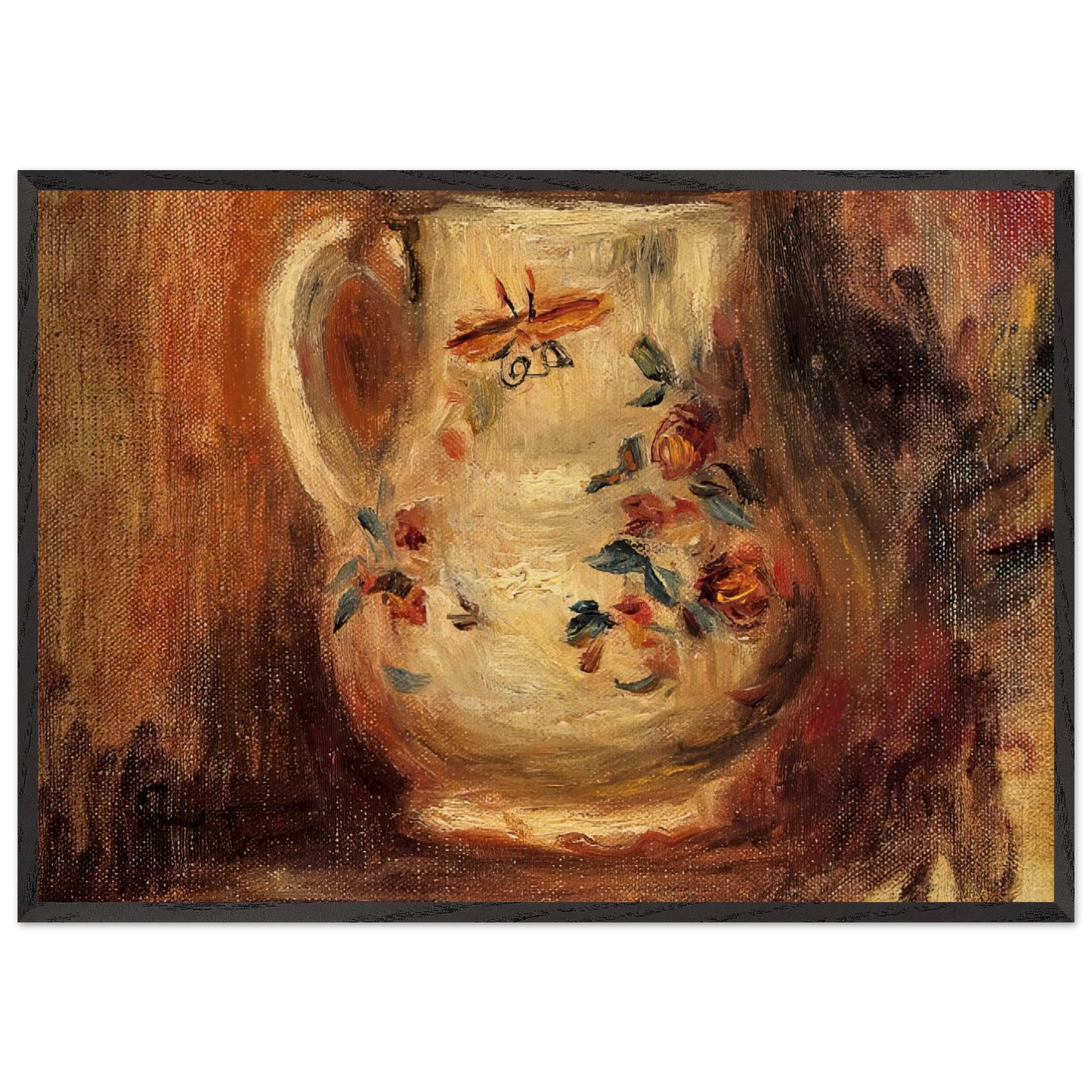 Pitcher - Pierre-Auguste Renoir Framed Art Print – Black Wooden Frame - Default Title - -Framed Art Print