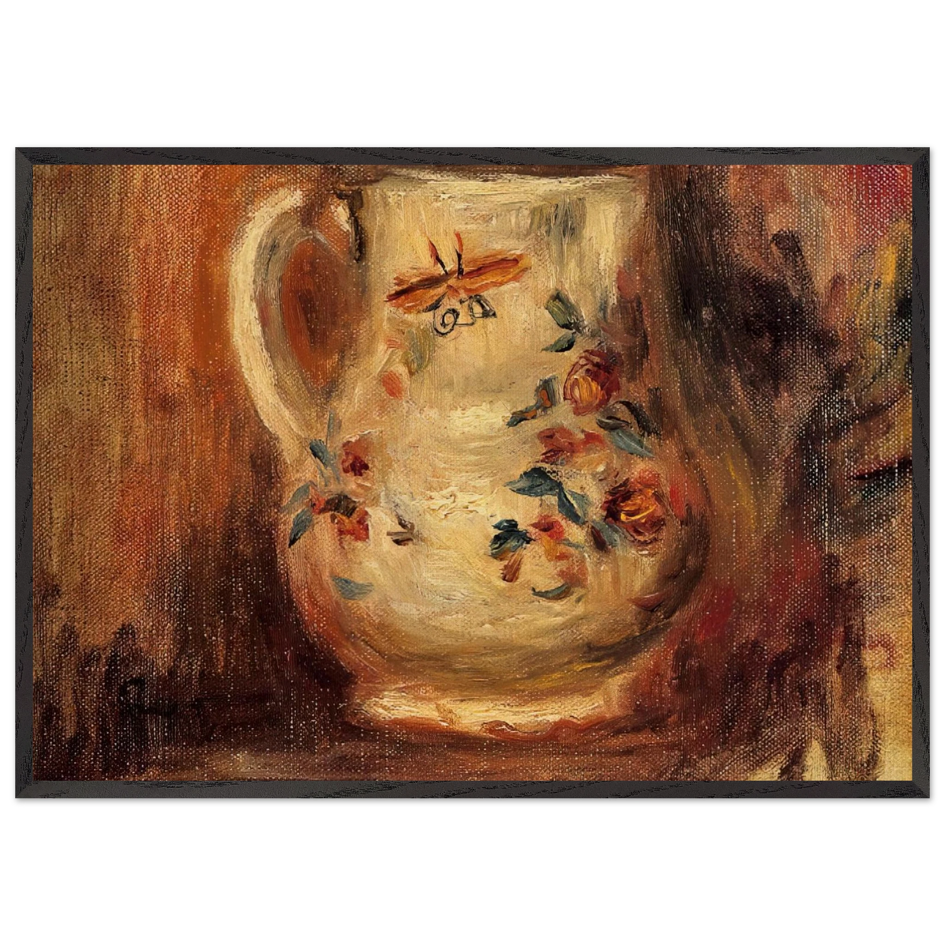 Pitcher - Pierre-Auguste Renoir Framed Art Print – Black Wooden Frame - Default Title - -Framed Art Print